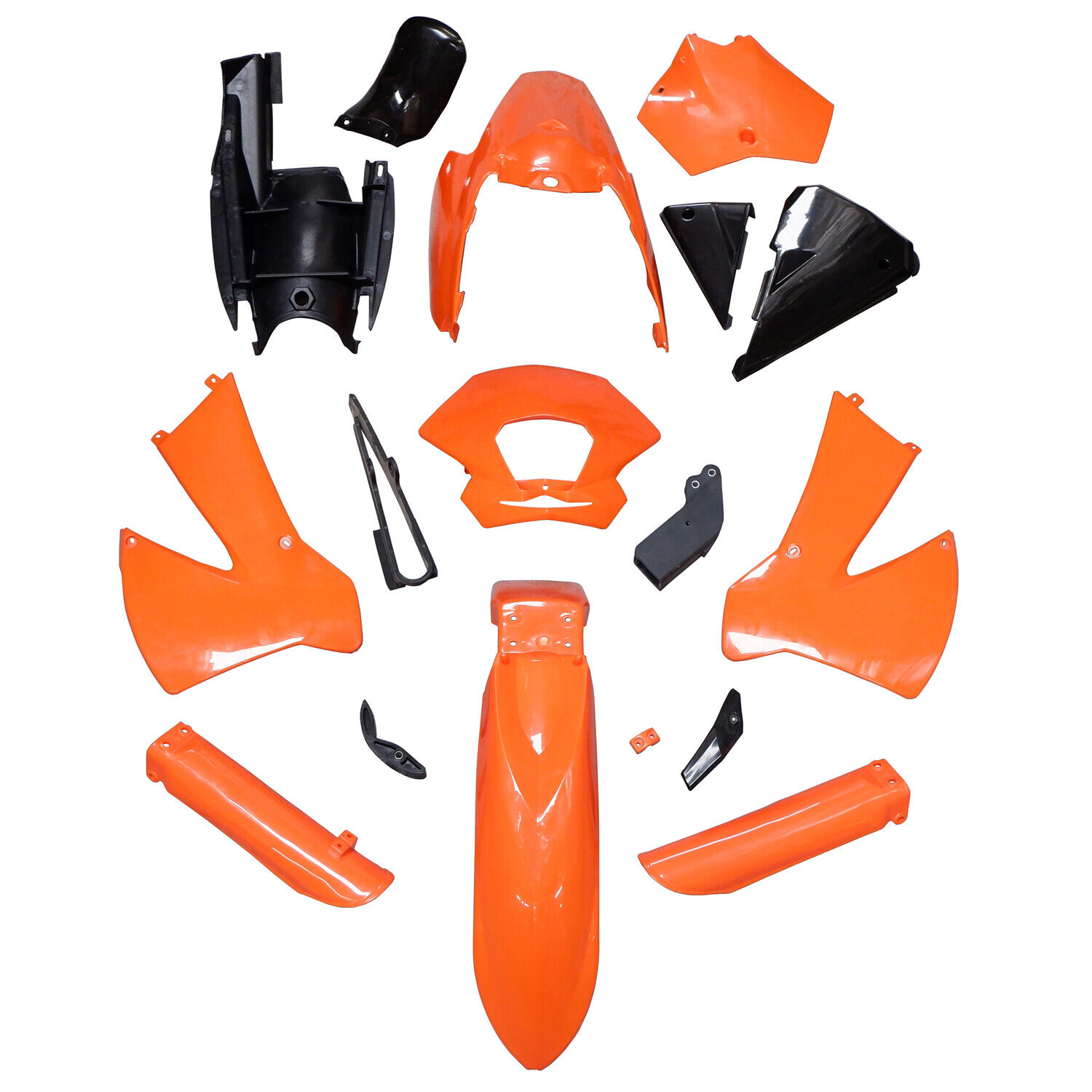 Orange KTM Plastics Kit Fender Fairing for 2003-2012 SX 85