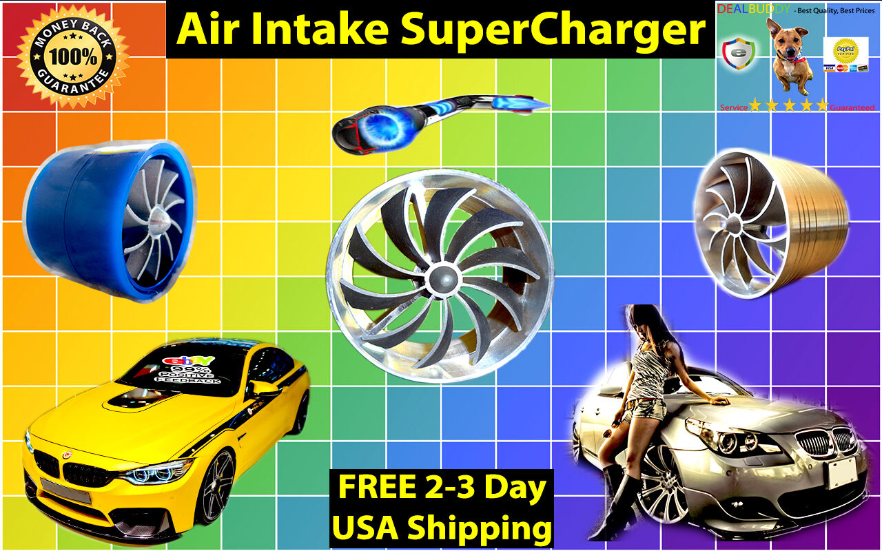Honda Turbo Cold Air Intake Mugen Supercharger Fan Kit - FREE 2-3 USA SHIPPING