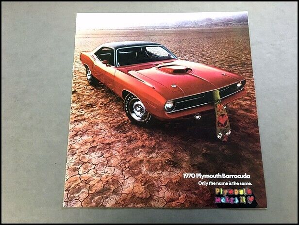1970 Plymouth Barracuda Hemi and Cuda Original Dealer Sales Brochure