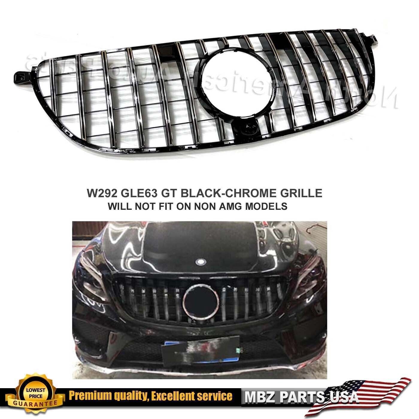 GLE63 AMG Only Grille Coupe W292 GT Black-Chrome 2015 2017 2018 2019 New