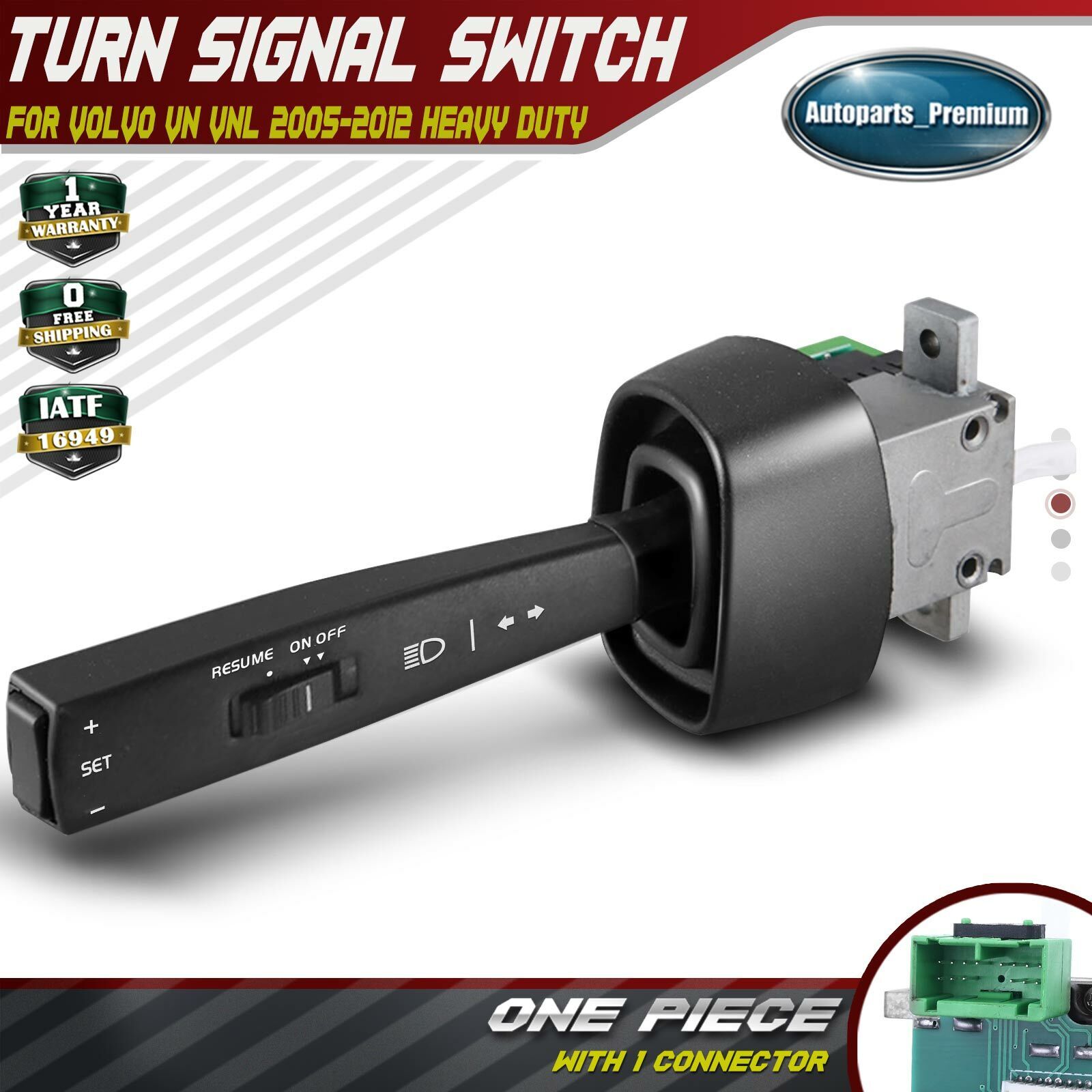 Turn Signal Switch w/Corner Side Marker Parking for Volvo VNL 2005-2012 20797838