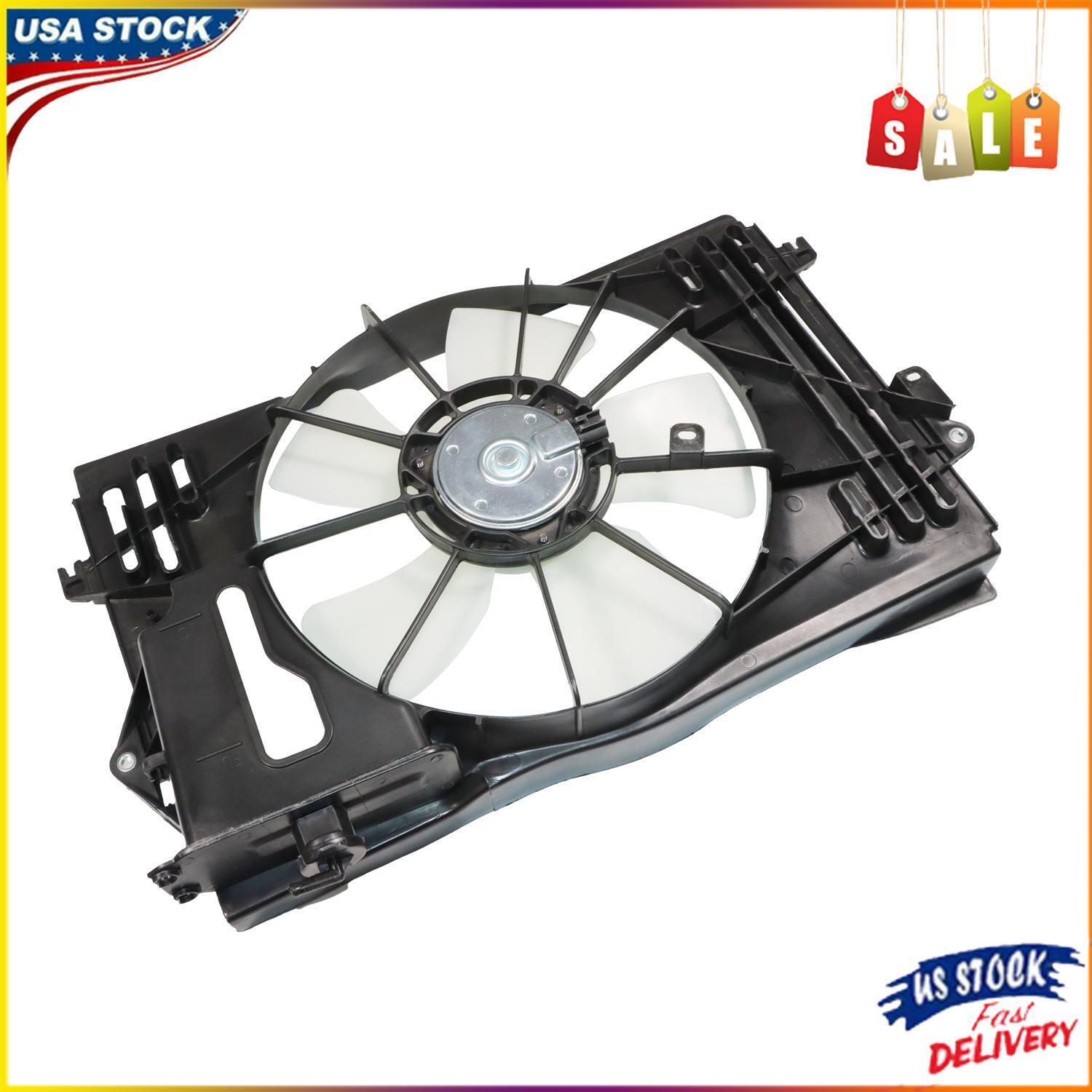 Radiator Condenser Cooling Fan Assembly For 2003-2008 Toyota Corolla/Matrix