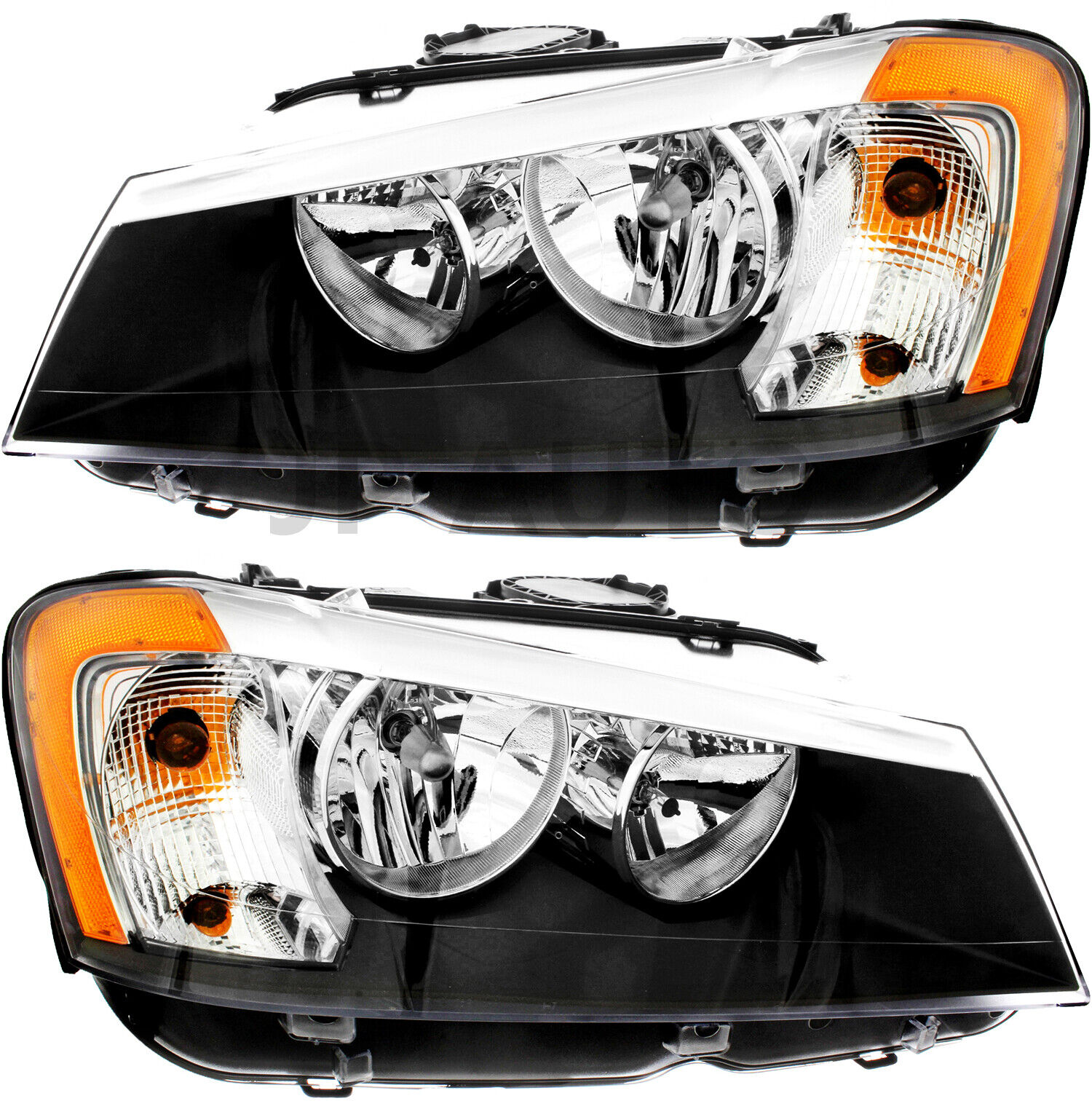 For 2011-2014 BMW X3 Headlight Halogen Set Driver and Passenger Side