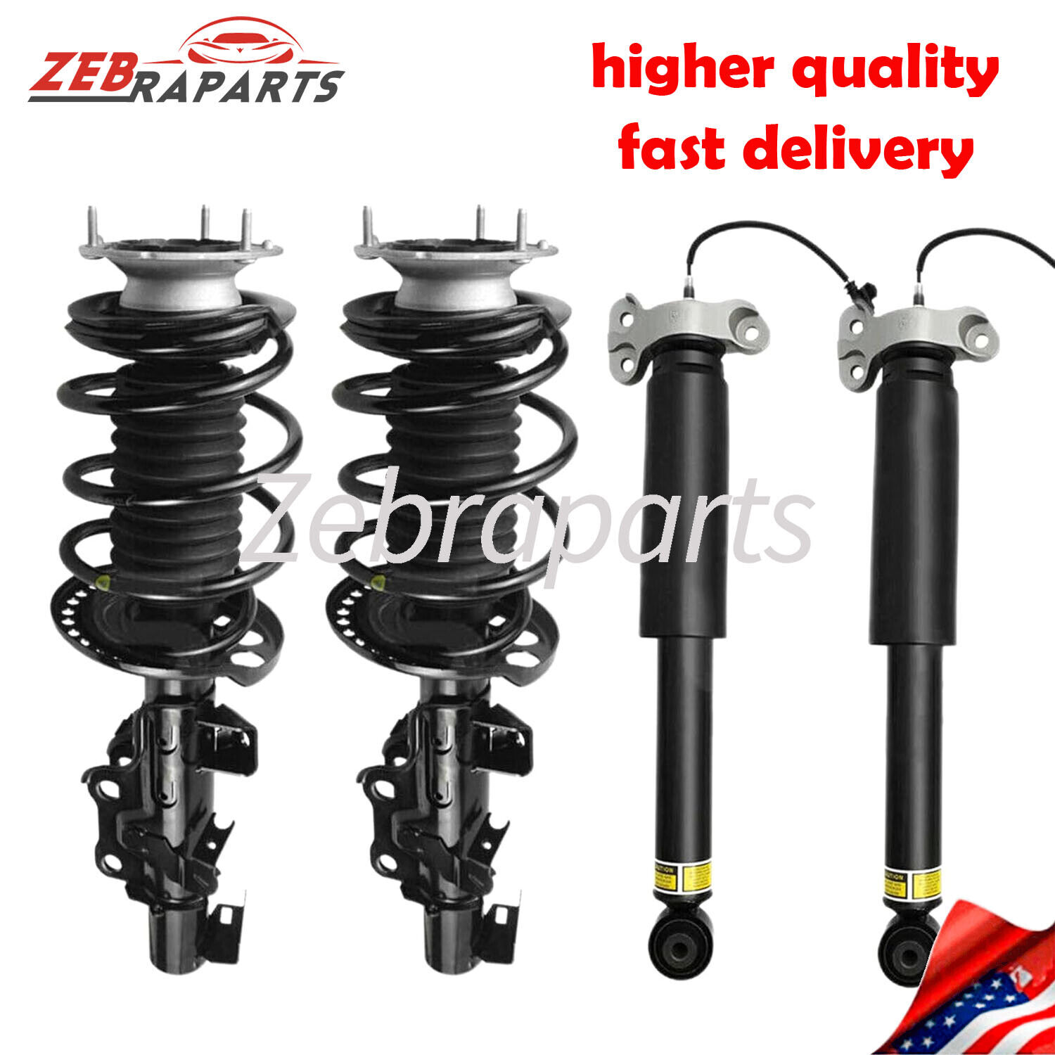 Front Strut Assys+Rear Shock Absorbers magneride For 2013-2019 Cadillac ATS（RWD）
