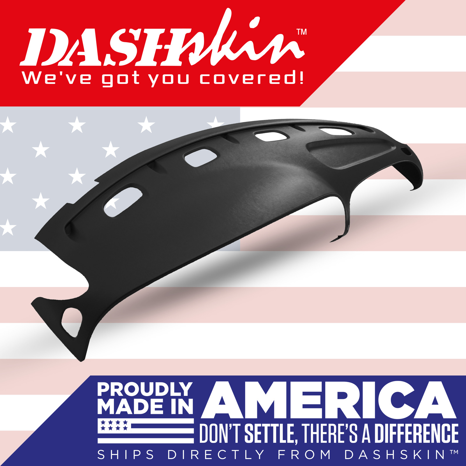 DashSkin Molded Dash Cover for 1998-2001 Dodge Ram in Neutral Unmatched Black