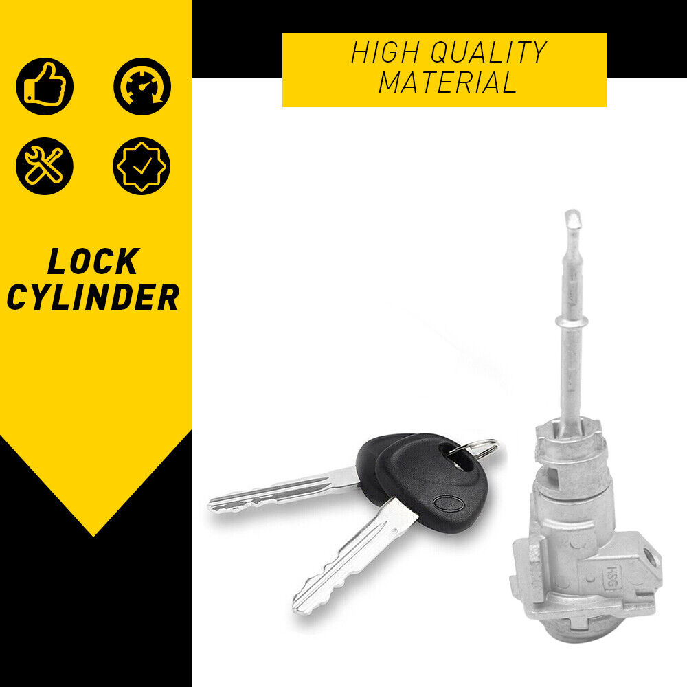 81970-F0000 Door Cylinder Lock FL 2017 18-2020 Driver Side W/2 Keys For Elantra