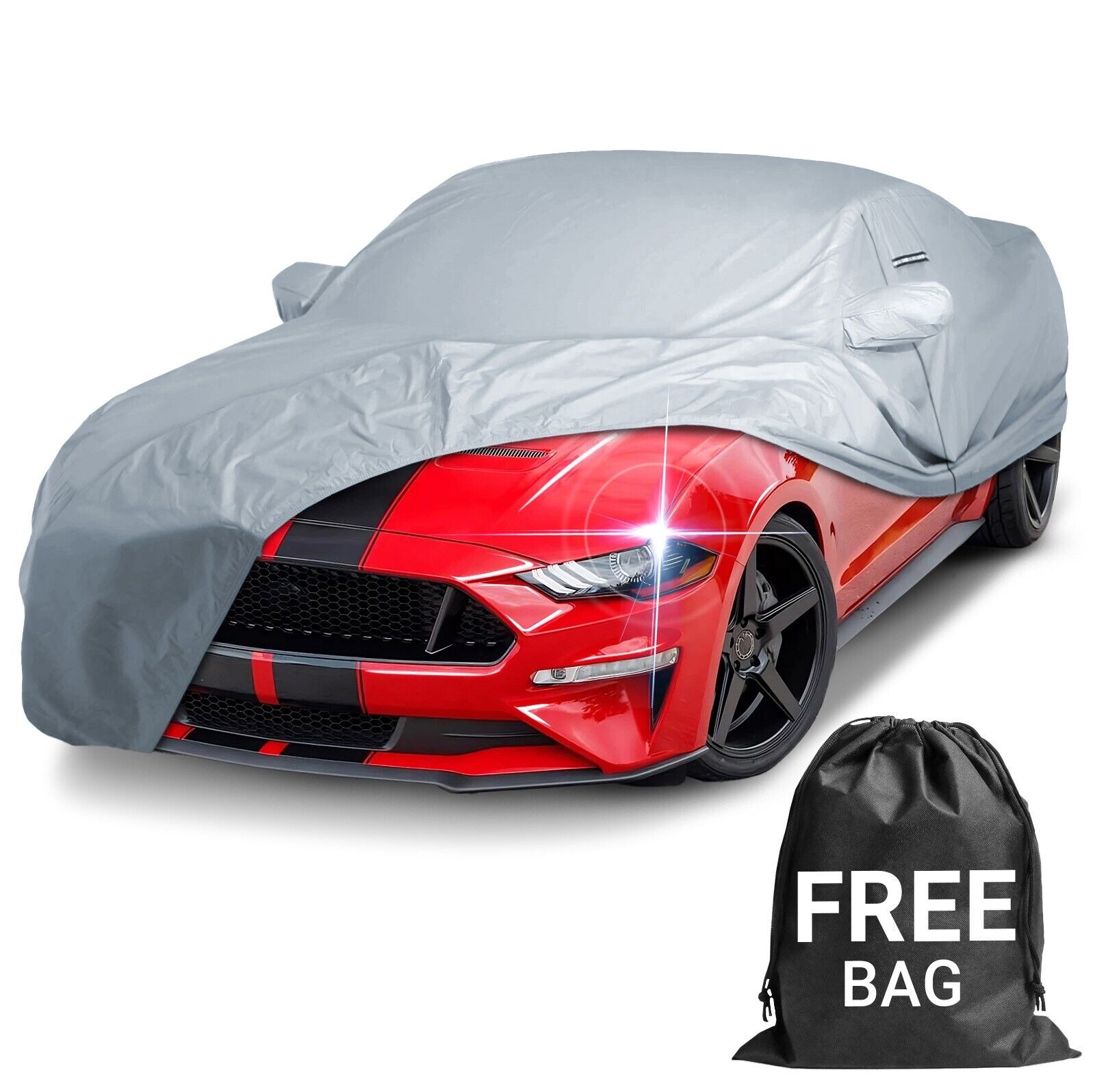1999-2022 Ford Mustang Roush Custom Car Cover - All-Weather Waterproof Outdoor