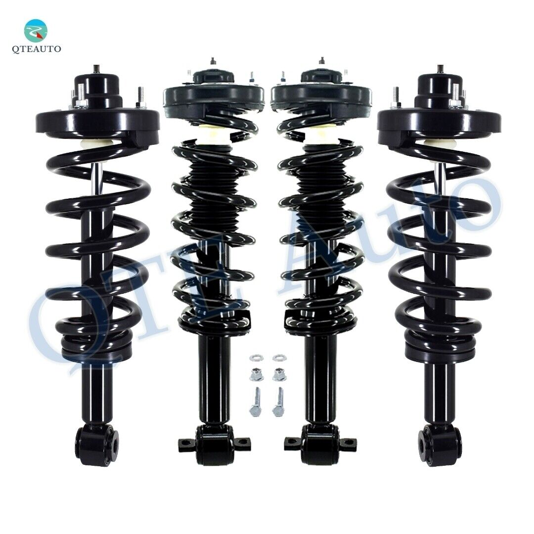 Set F - R Quick Complete Strut Coil Spring For 2014-2017 Ford Expedition W/ EL