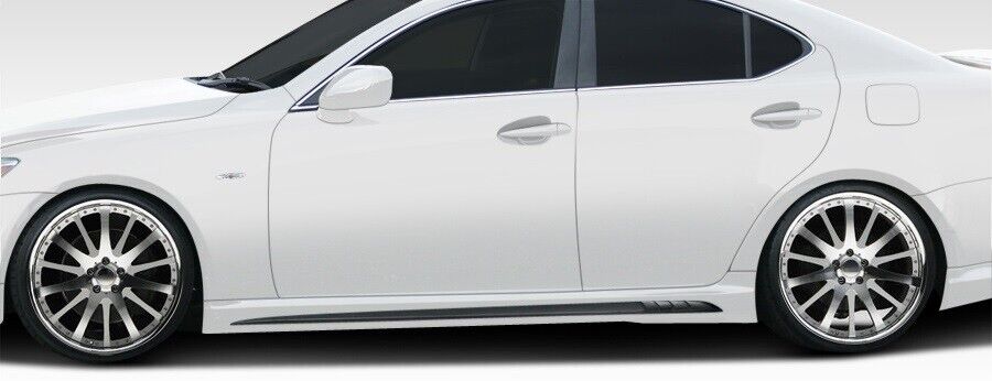 Duraflex W-1 Side Skirts Rockers 2PC for 2006-2013 IS Series IS250 IS350