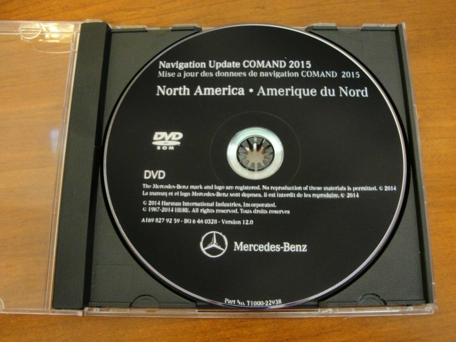 Mercedes NTG2 (MCS II) DVD Comand Aps North America v12 2015 Navigation DVD Maps
