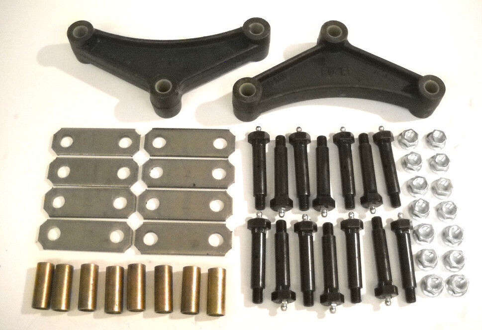 Tandem Axle Trailer Spring Suspension Rebuild Kit Long Equalizers Brass Wet Bolt
