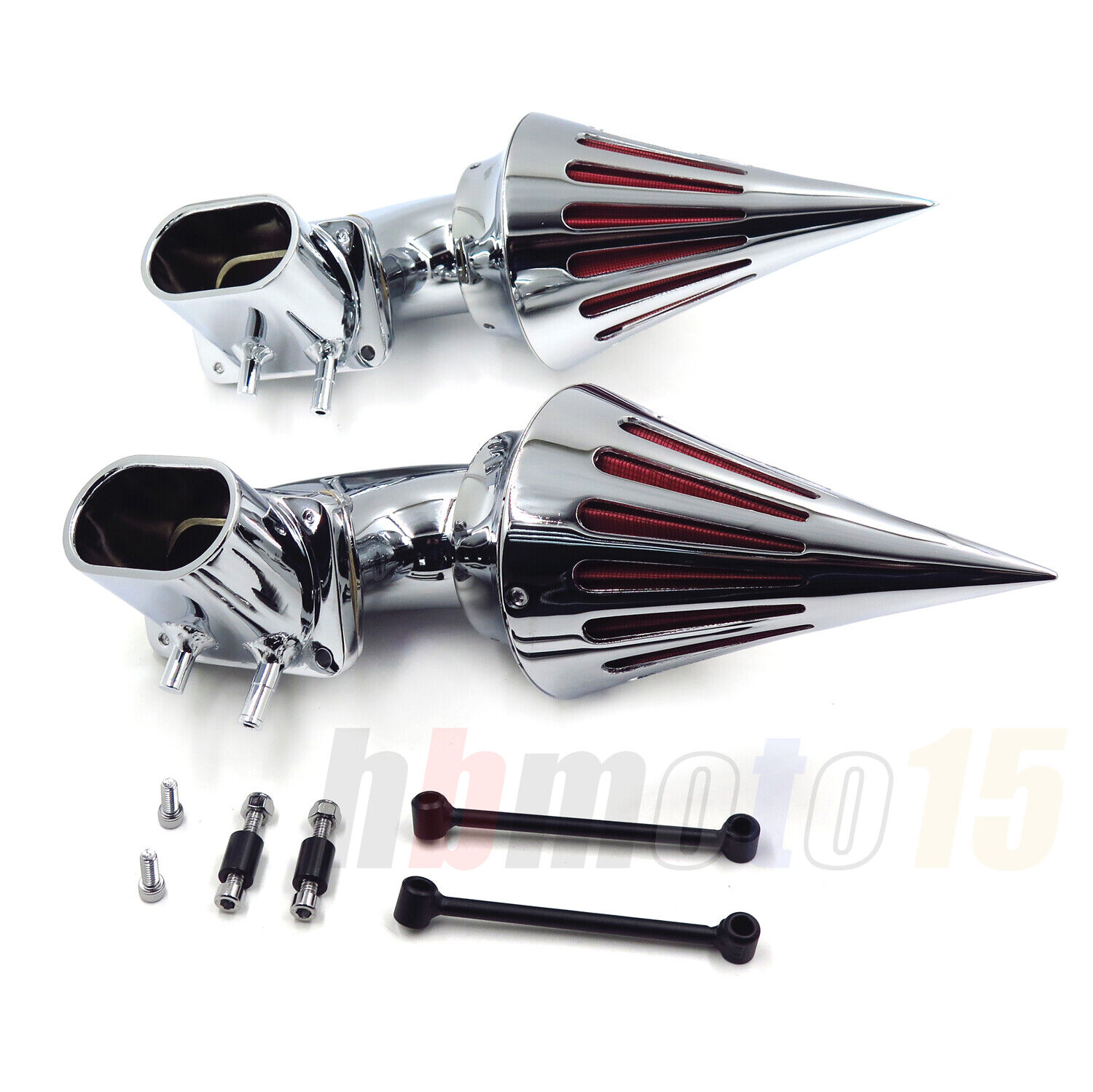 Chrome Spike Cone Air Cleaner Kit Intake Filter For Suzuki Boulevard M109 All