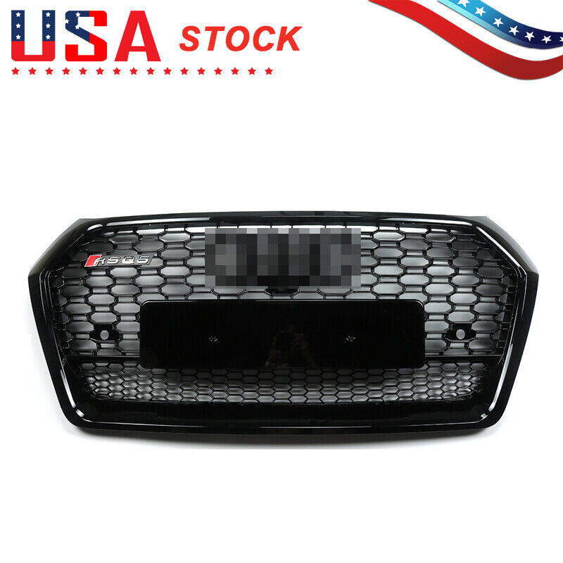 RSQ5 FRONT HONEYCOMB MESH WITH QUATTRO GRILLES FOR AUDI Q5 SQ5 2018 2019