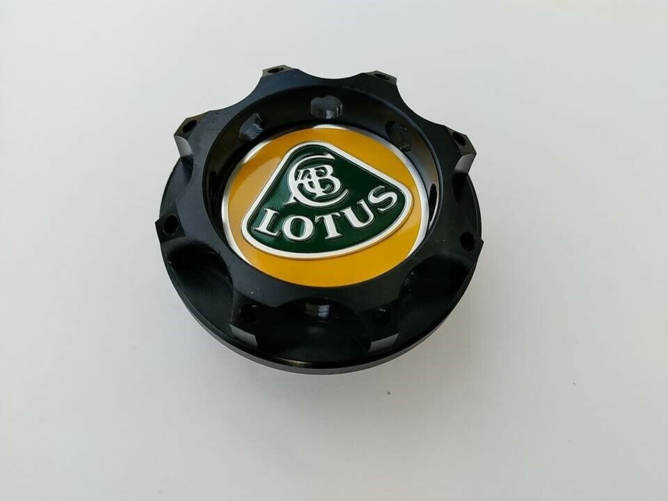 Black aluminum oil cap for Lotus Elise Exige Evora 