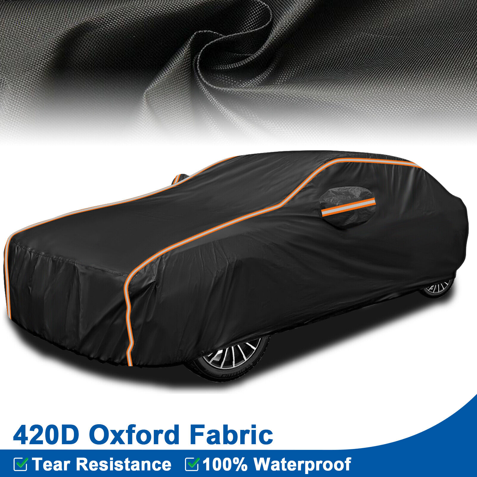 Outdoor Car Cover CUSTOM FIT FORD MUSTANG 100% Waterproof 420D UV Dust Snowproof