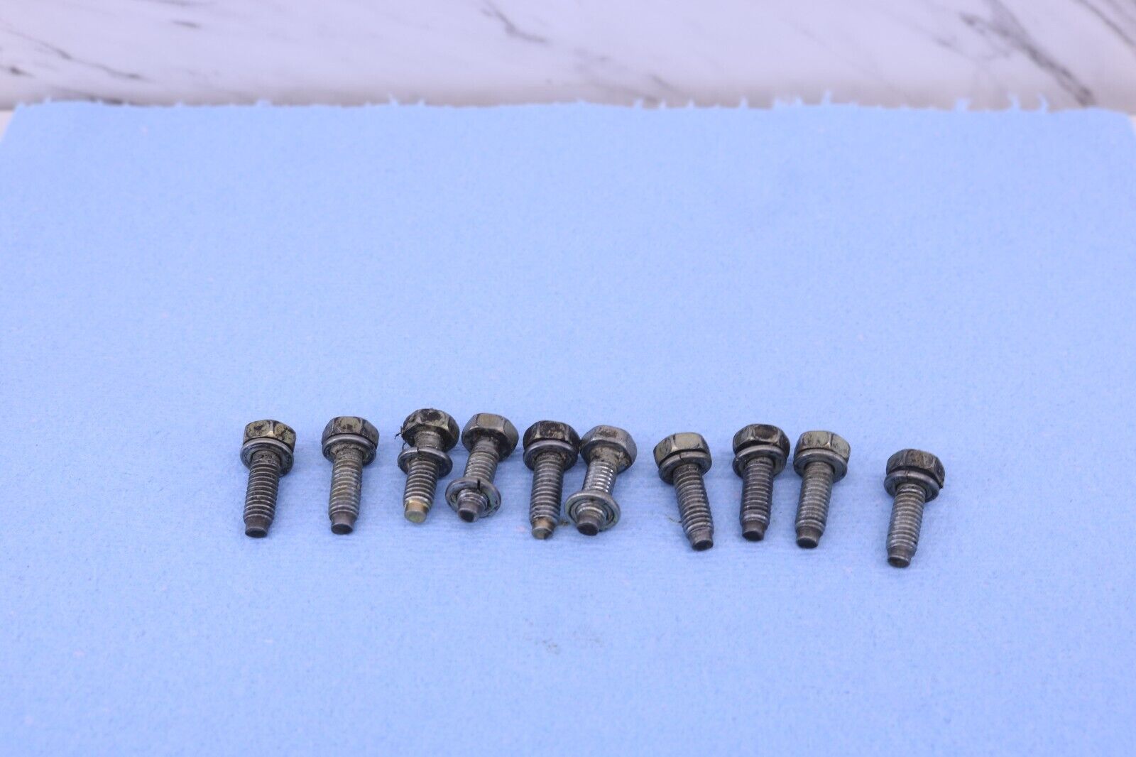 03-06 350Z 03-07 G35 VQ35DE LOWER OIL PAN MOUNTING HARDWARE BOLTS 10MM BOLTS OEM
