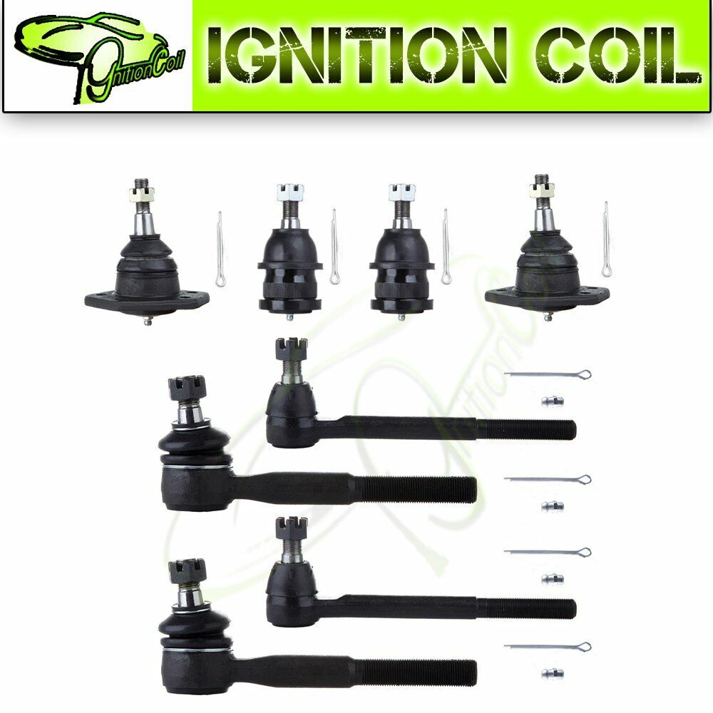 For 73-86 Chevrolet C10 Pickup 8Xpieces Suspension Ball Joint Tie Rod End Kit