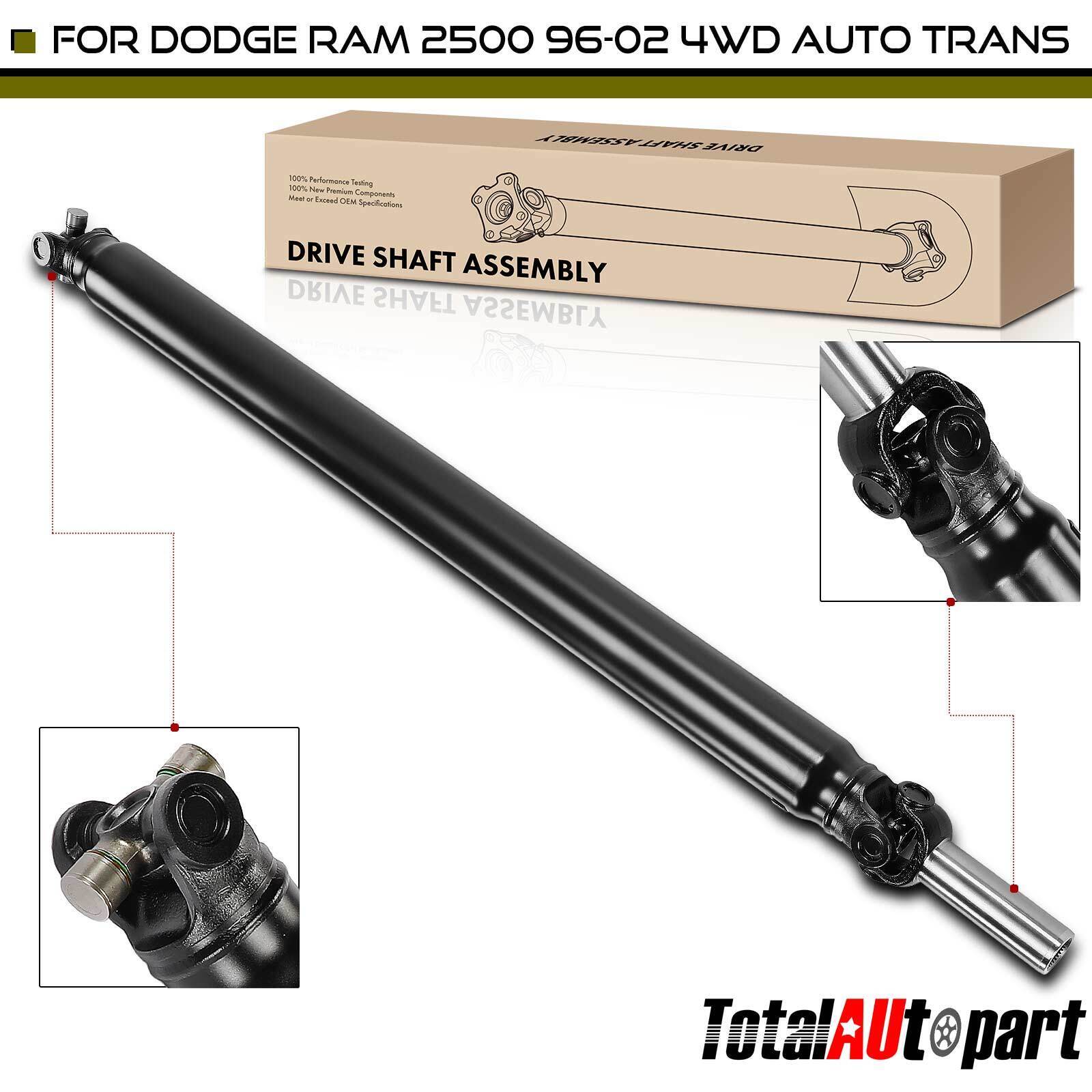 Drive Shaft Assembly for Dodge Ram 2500 1996-2002 Extended Cab Pickup 4WD Rear