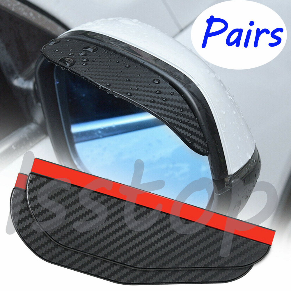 Car Rear View Side Mirror Rain Board Eyebrow Guard Sun Auto Visor Accessories US