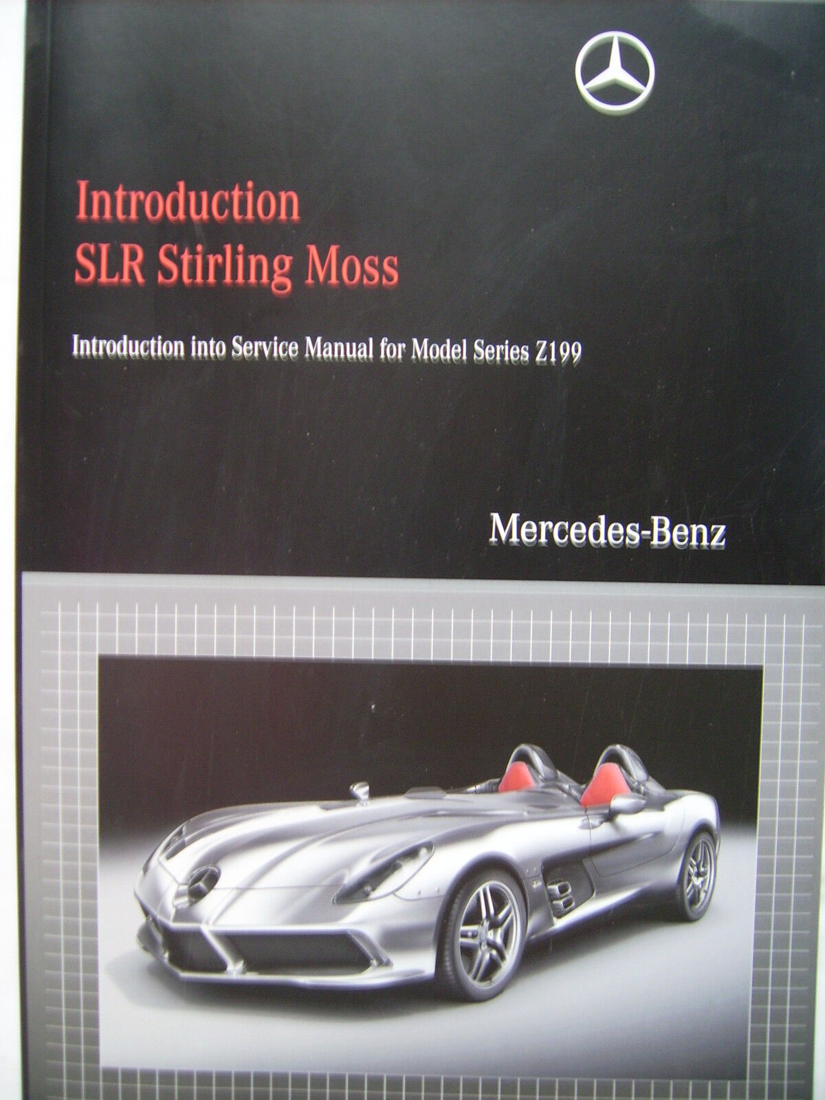 Original Mercedes-Benz SLR Stirling Moss Introduction Service Workshop Manual