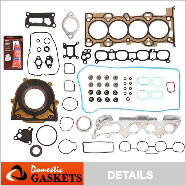 Fits 06-13 Mazda 3 5 6 2.3L MX-5 Miata 2.0L DOHC Full Gasket Set MZR LFD