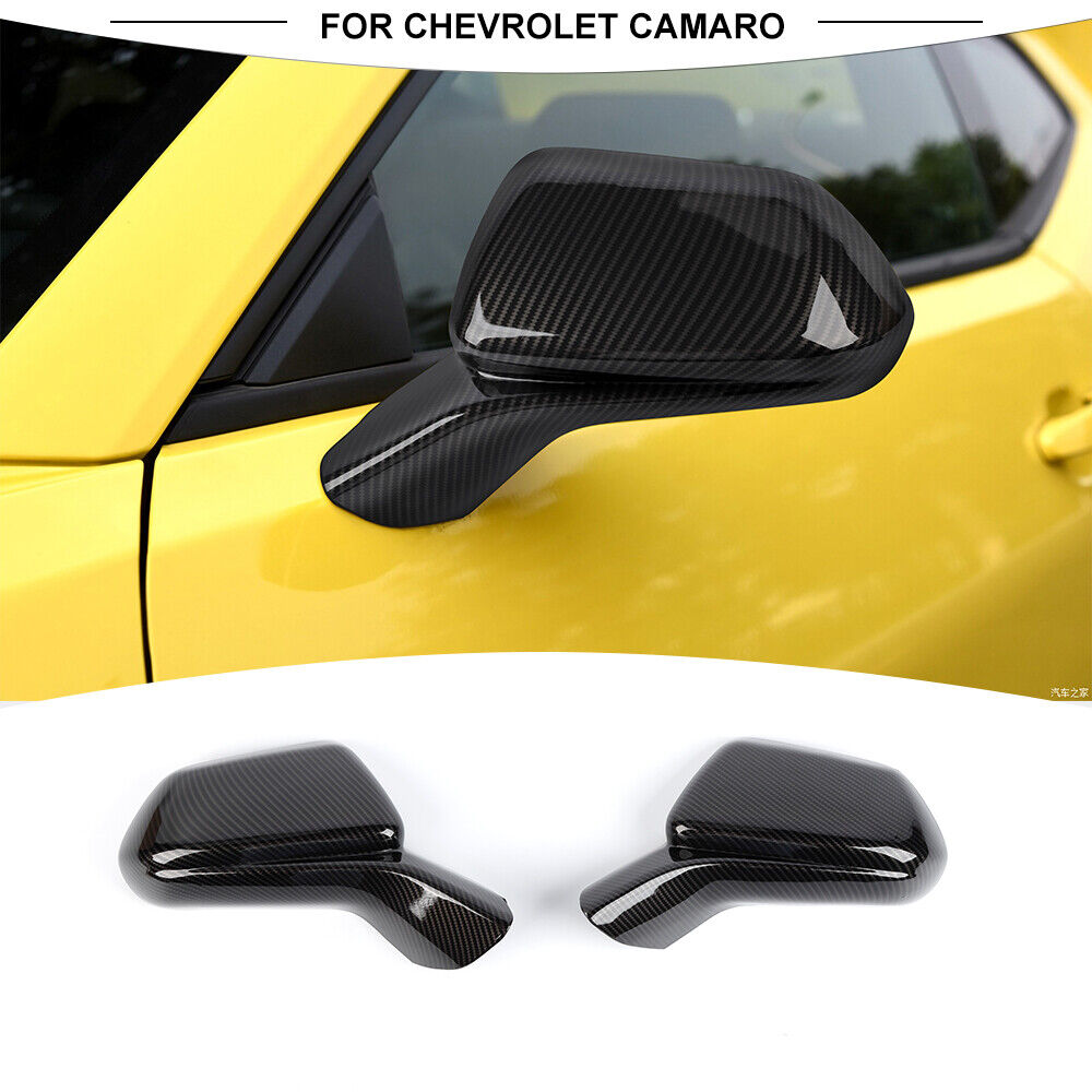Carbon Fiber Exterior Panel Cover Trim Bezels For Chevy Camaro 2019+ Accessories