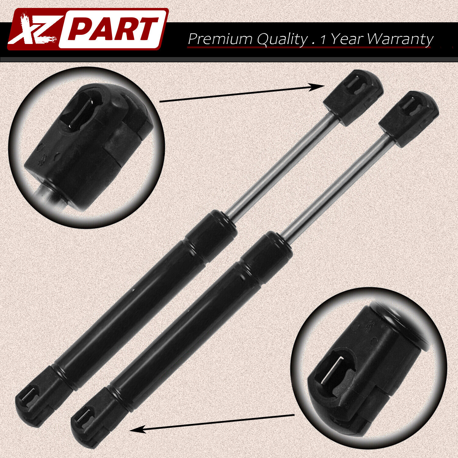 2x Springs Shocks Struts Hood Lift Supports For Ford Thunderbird Mercury Cougar
