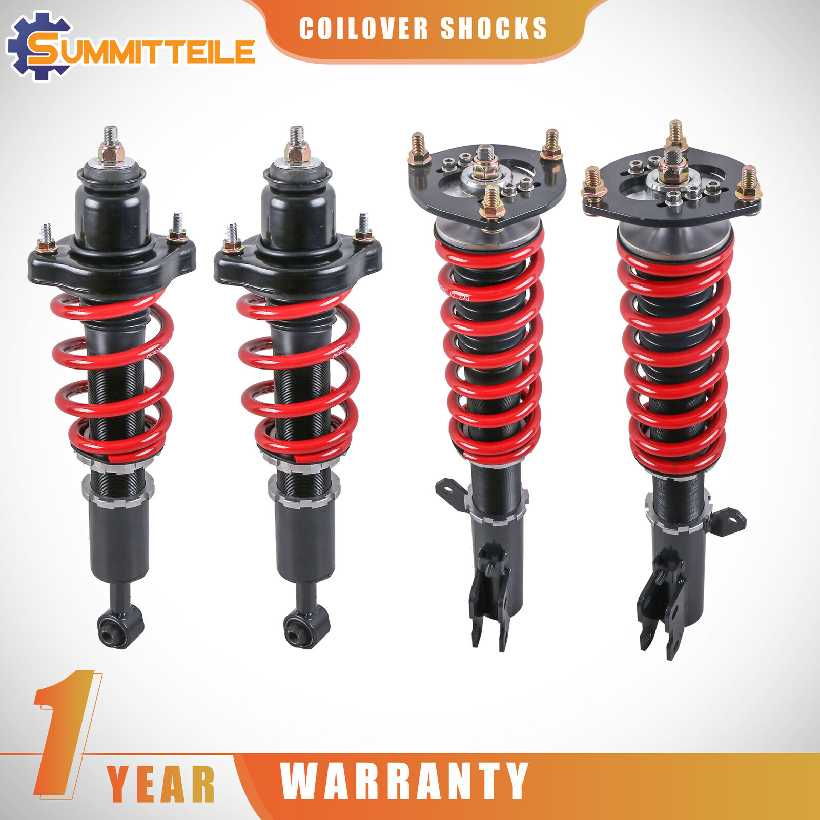 4X Complete Coilovers Shock Struts For 2008-2016 Mitsubishi Lancer & Ralliart