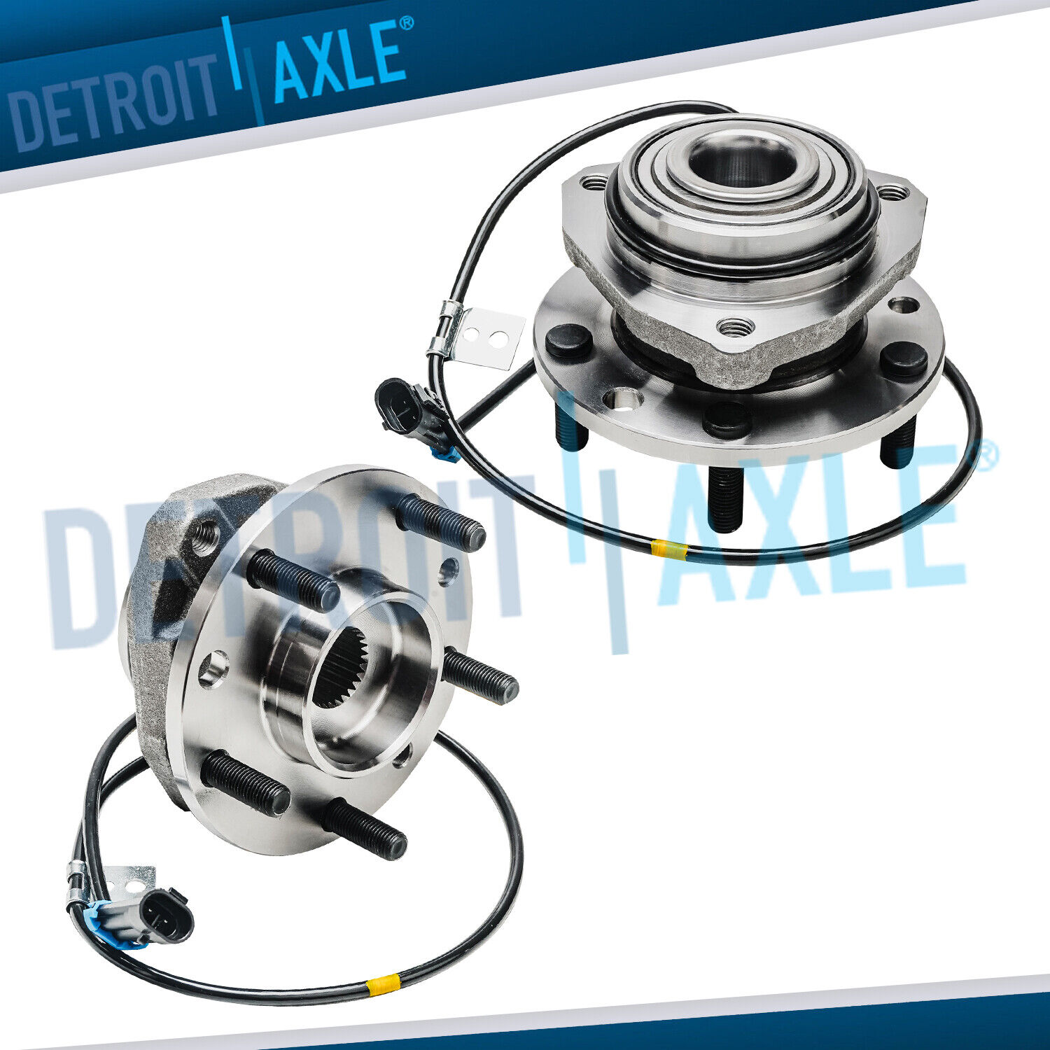 4WD Front Wheel Bearing and Hubs for 1997-2005 Chevy Blazer S10 GMC Jimmy Sonoma