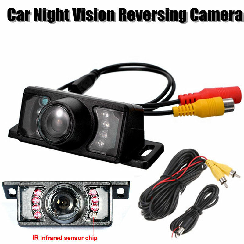 7LEDs Night Vision Waterproof CMOS Car Reverse Backup Parking Rear View Camera