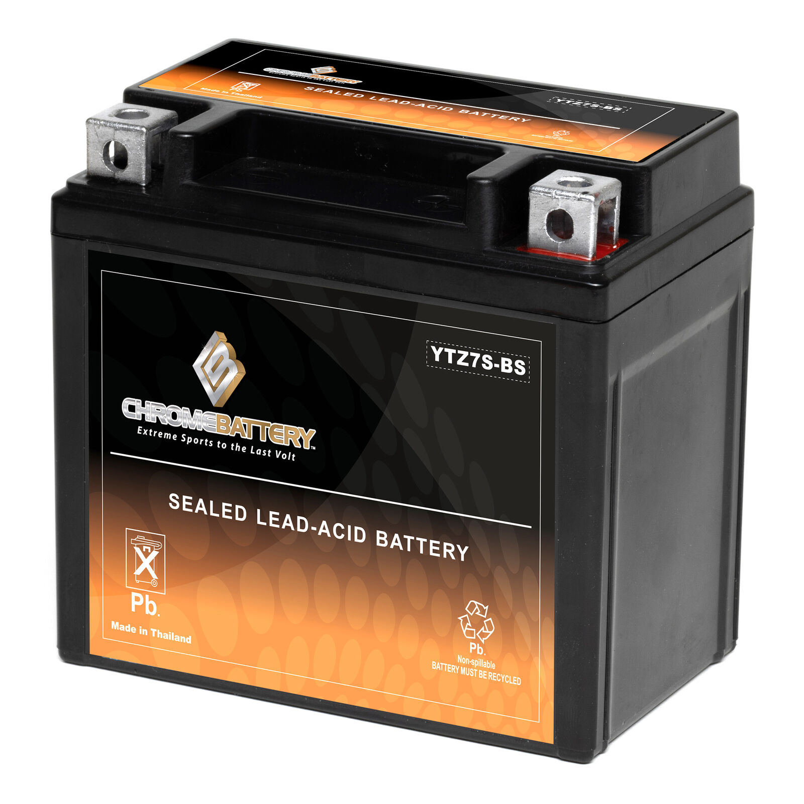 YTZ7S High Performance Rechargeable Power Sports Battery