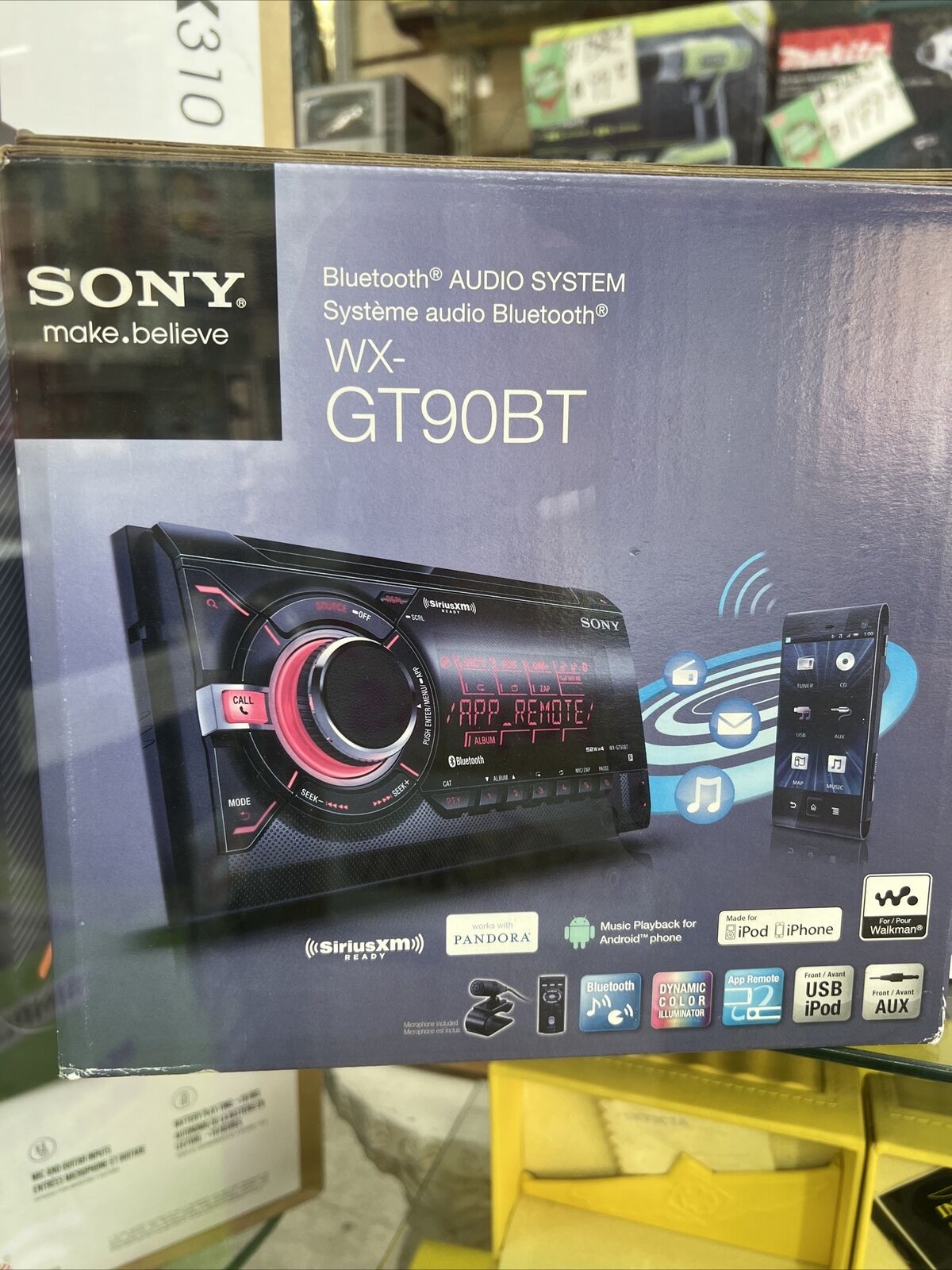 Sony WX-GT90BT Radio Cd Player GHZ13