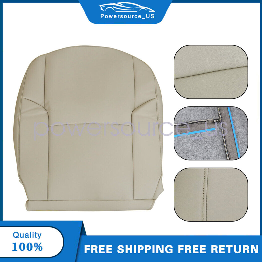 Driver Bottom Leather Seat Cover Taupe Tan For 2003-2009 Toyota 4Runner Limited