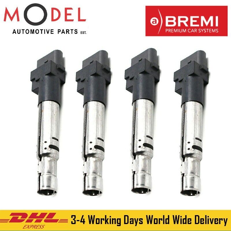 Bremi 4x Engine Ignition Coil For Audi-Volkswagen 20122 / 022905715E