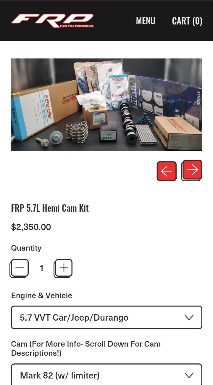 Frp camshart Car Kit 5.7 Vvt