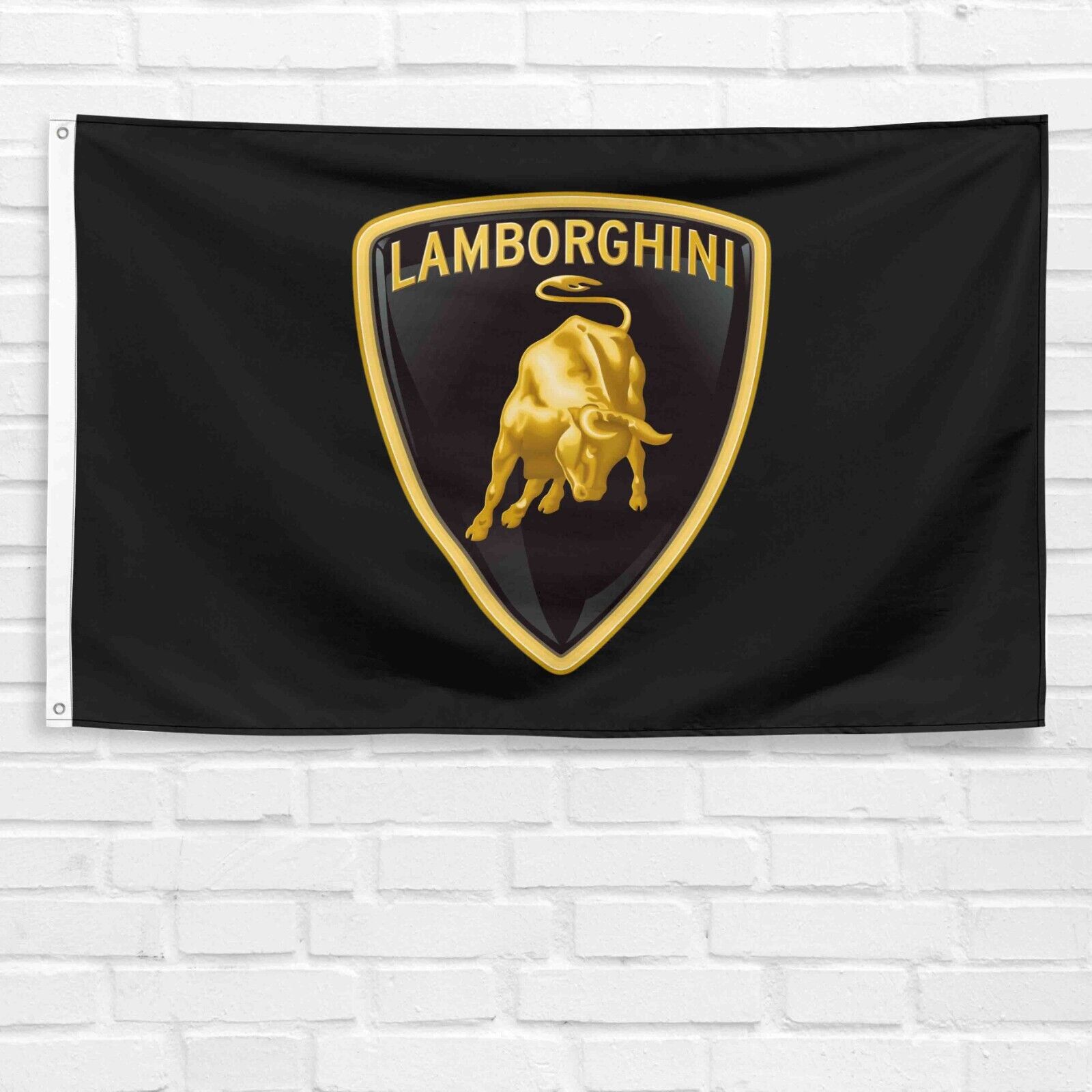 For Lamborghini 3x5 ft Banner Car Truck Racing Show Garage Wall Sign Flag