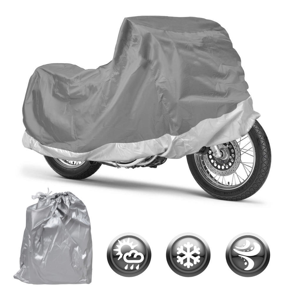 All Weather Motorcycle Cover Motor Bike Outdoor & Indoor Waterproof (M)