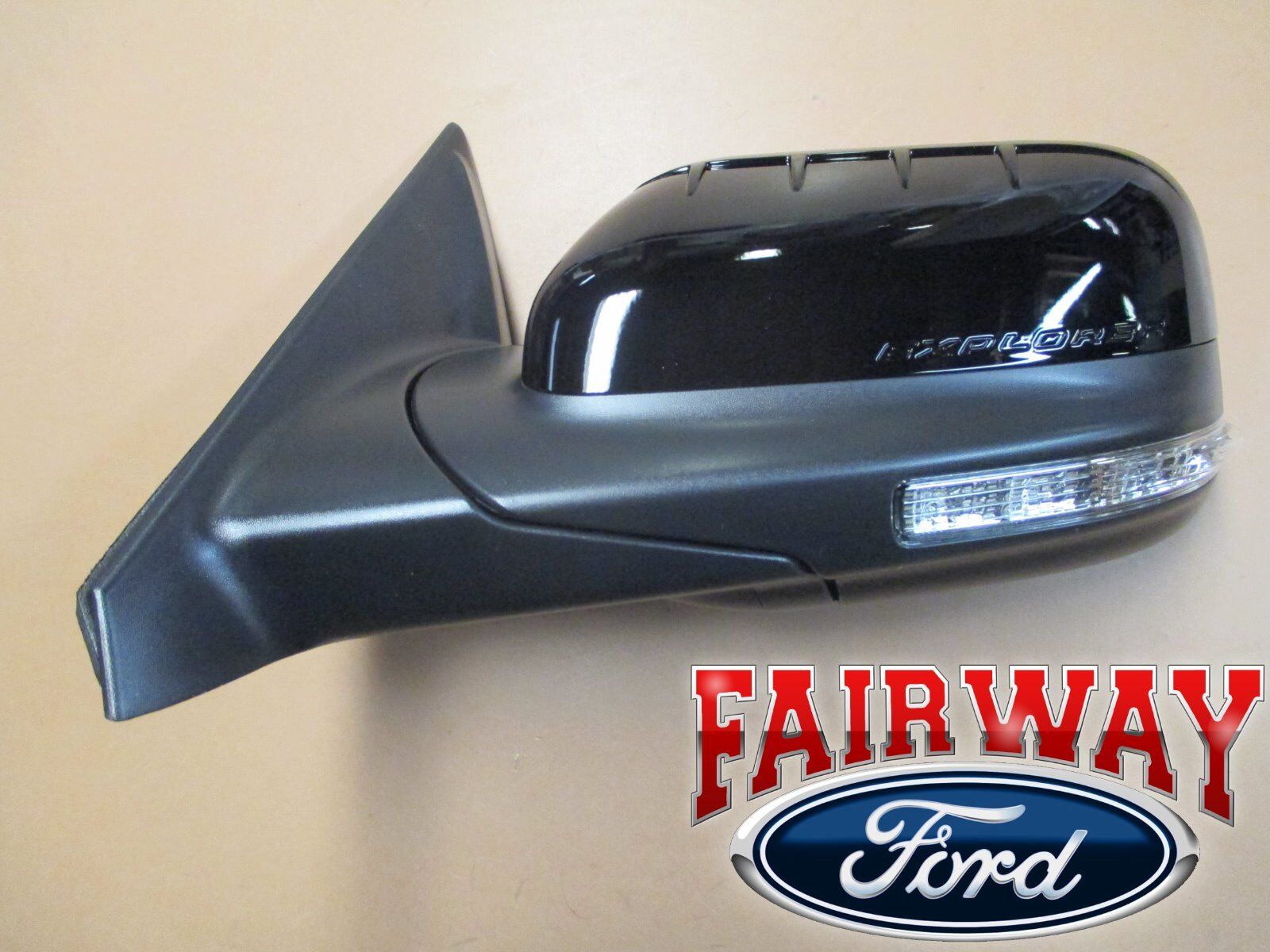 11 thru 15 Explorer OEM Ford LH Driver Power Heated Turn Signal Puddle Lamp NEW