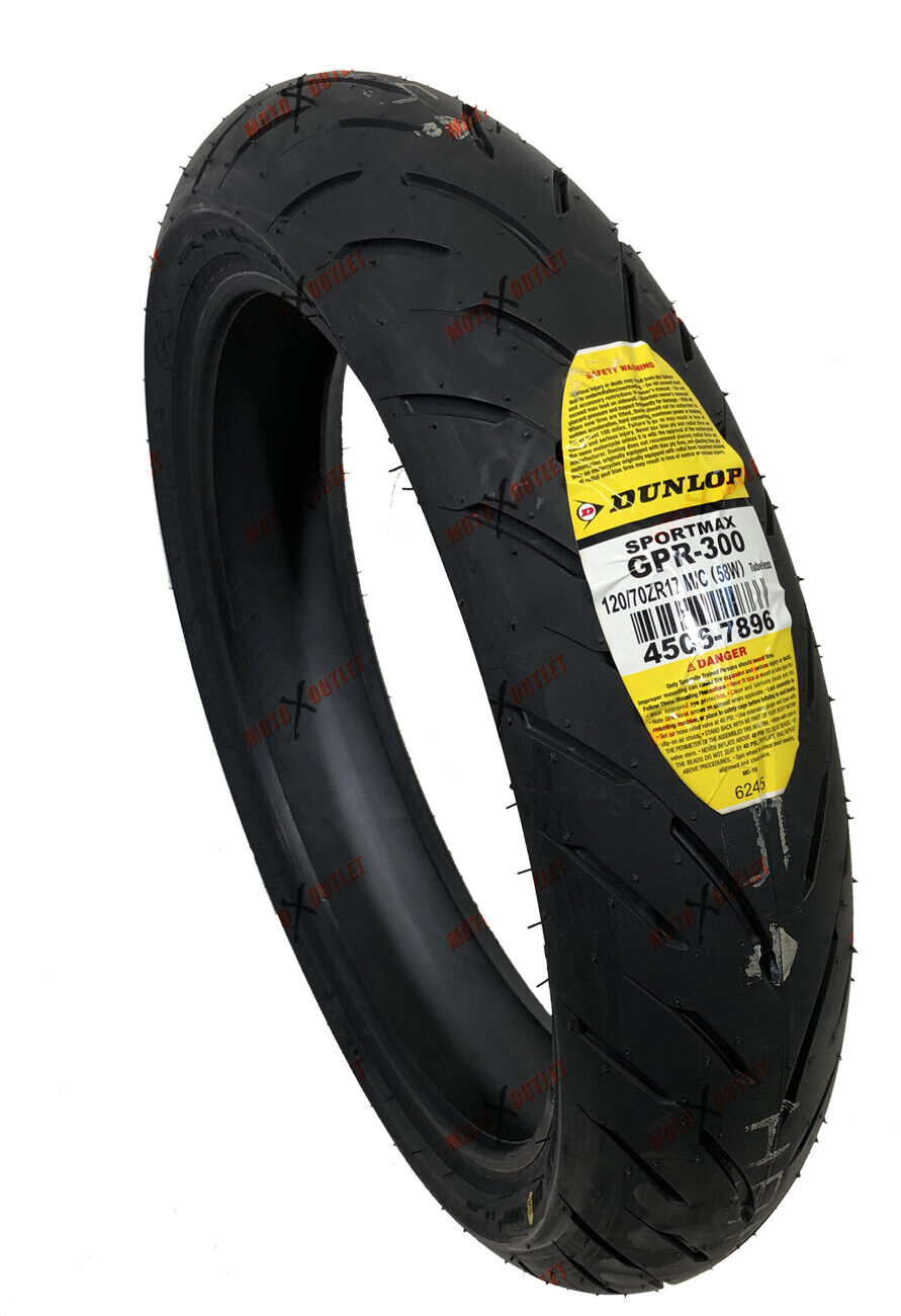 Dunlop Sportmax 120/70ZR17 GPR 300 120 70 17 Front Motorcycle tire 45067896