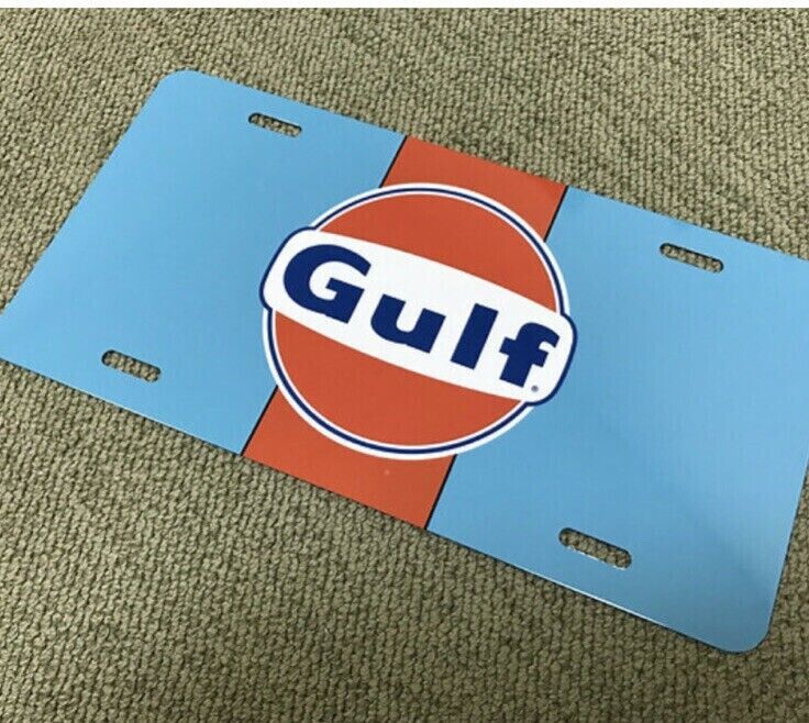 Gulf Gt Racing Reproduction License Plate