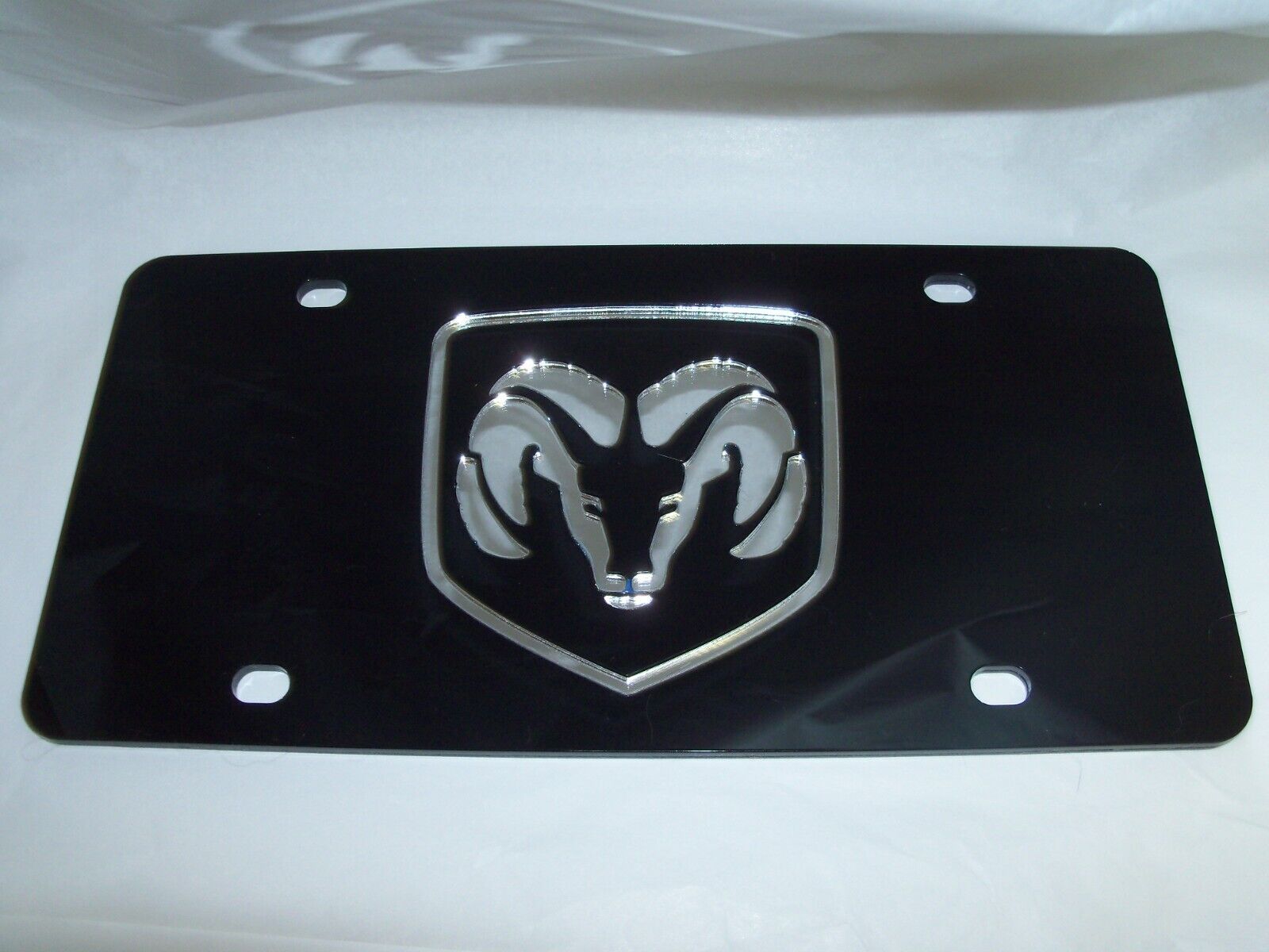 Dodge Inspired Acrylic Mirror License Plate Made in USA