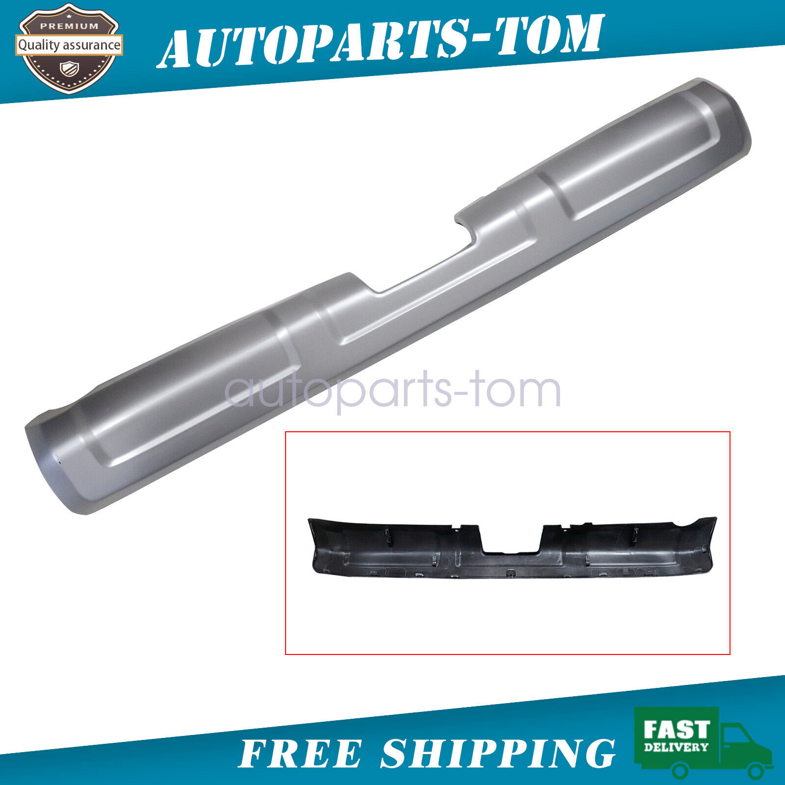 For 2014-2023 Toyota 4Runner TRD Pro Off-Road Rear Valance Bumper Cover Grey