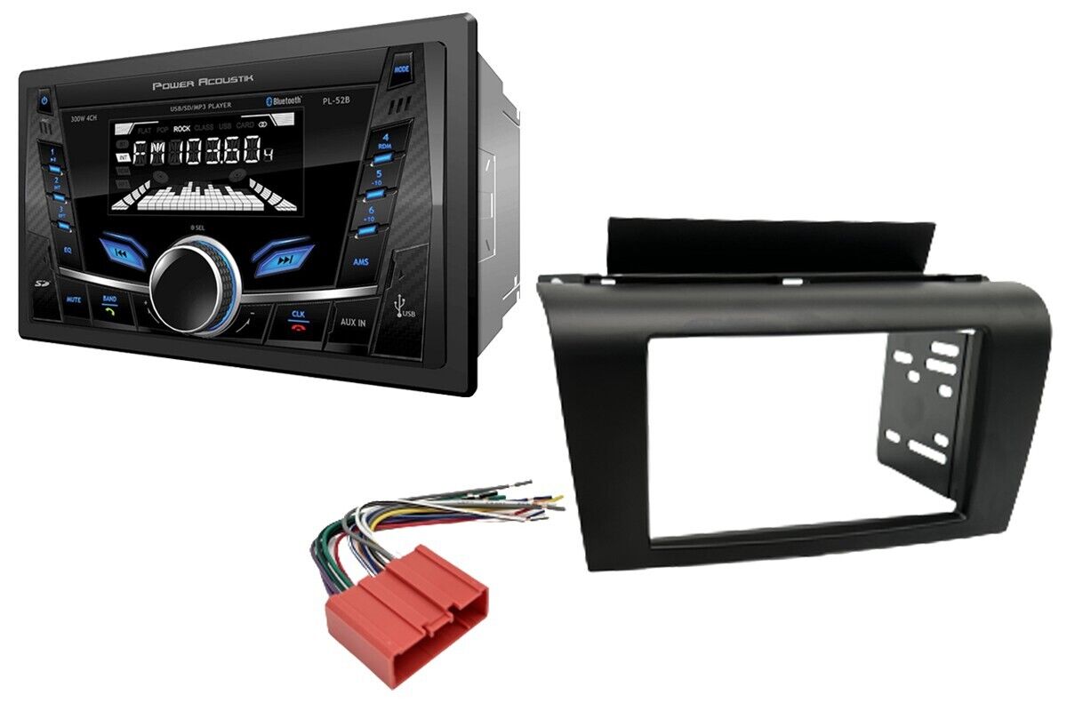04-09 Mazda3 Bluetooth Car Stereo Radio Double ISO DIN Deck Dash Install Kit