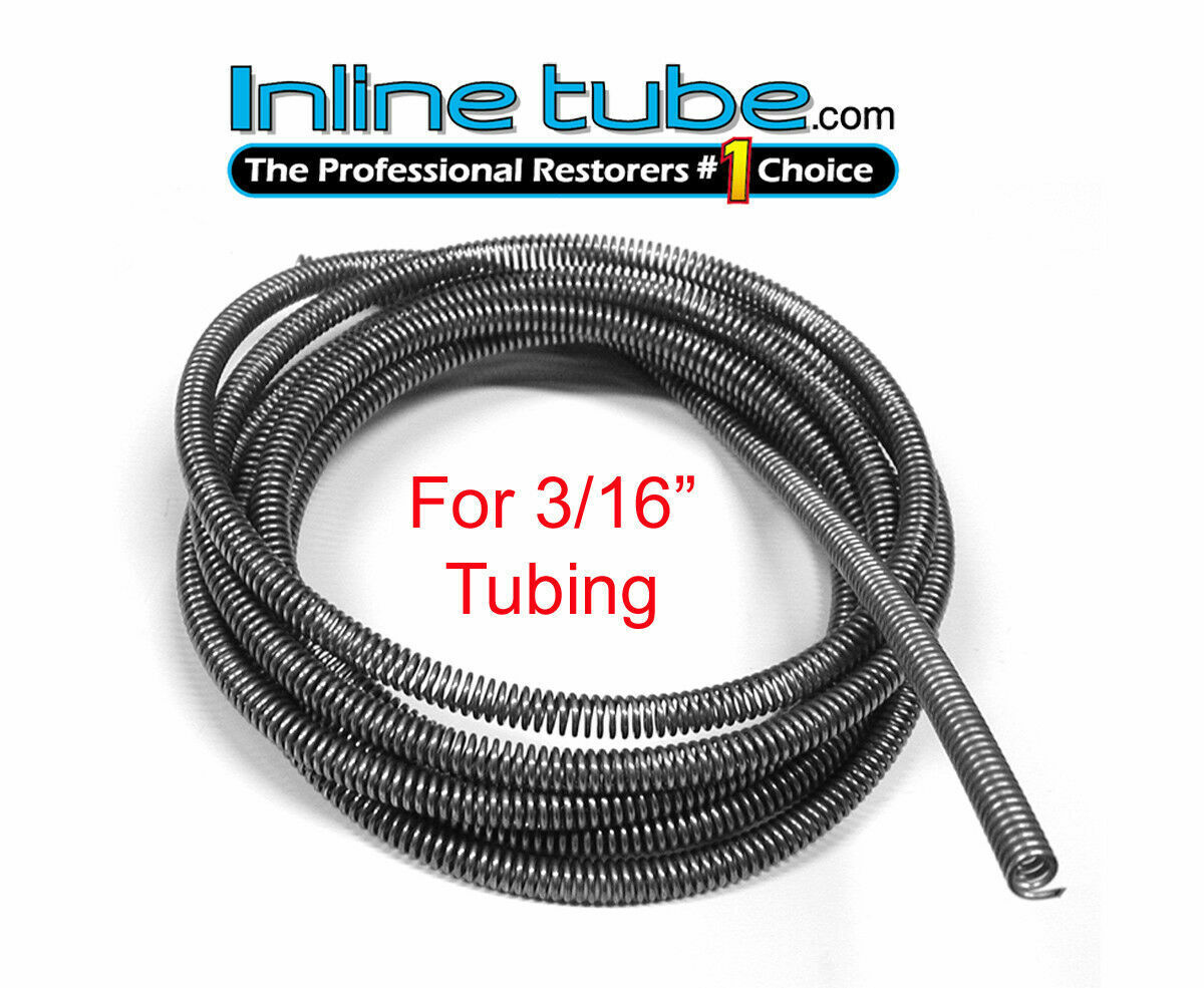 3/16 Brake Line Tube Spring Wrap Armor Guard Tubing Protectant Stainless 20Ft Ss