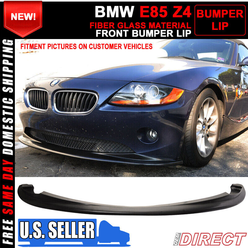 Fits 02-05 BMW E85 Z4 Coupe Roadster DS Style Front Bumper Lip Spoiler - PU