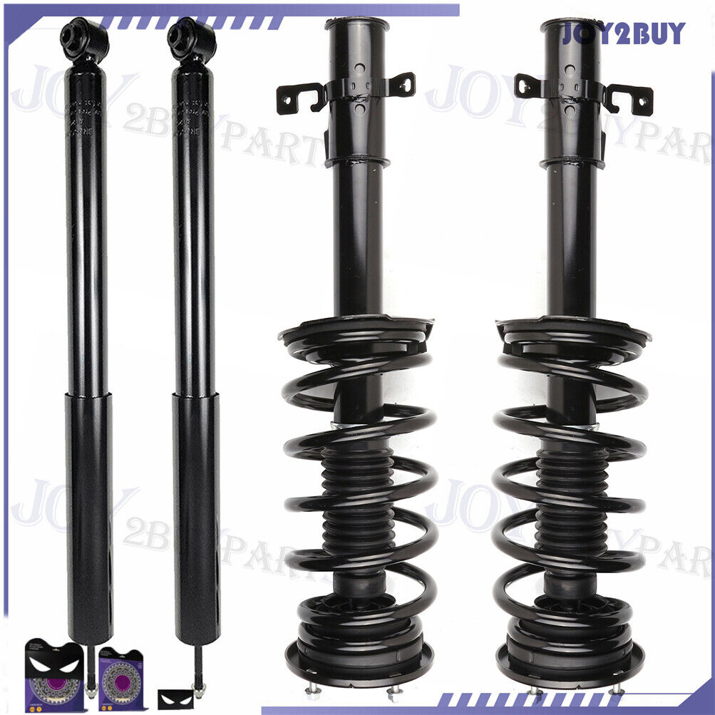 4x Complete Shocks Struts For 2007 2009 2010 3.5L FWD Ford Edge Lincoln Mkx