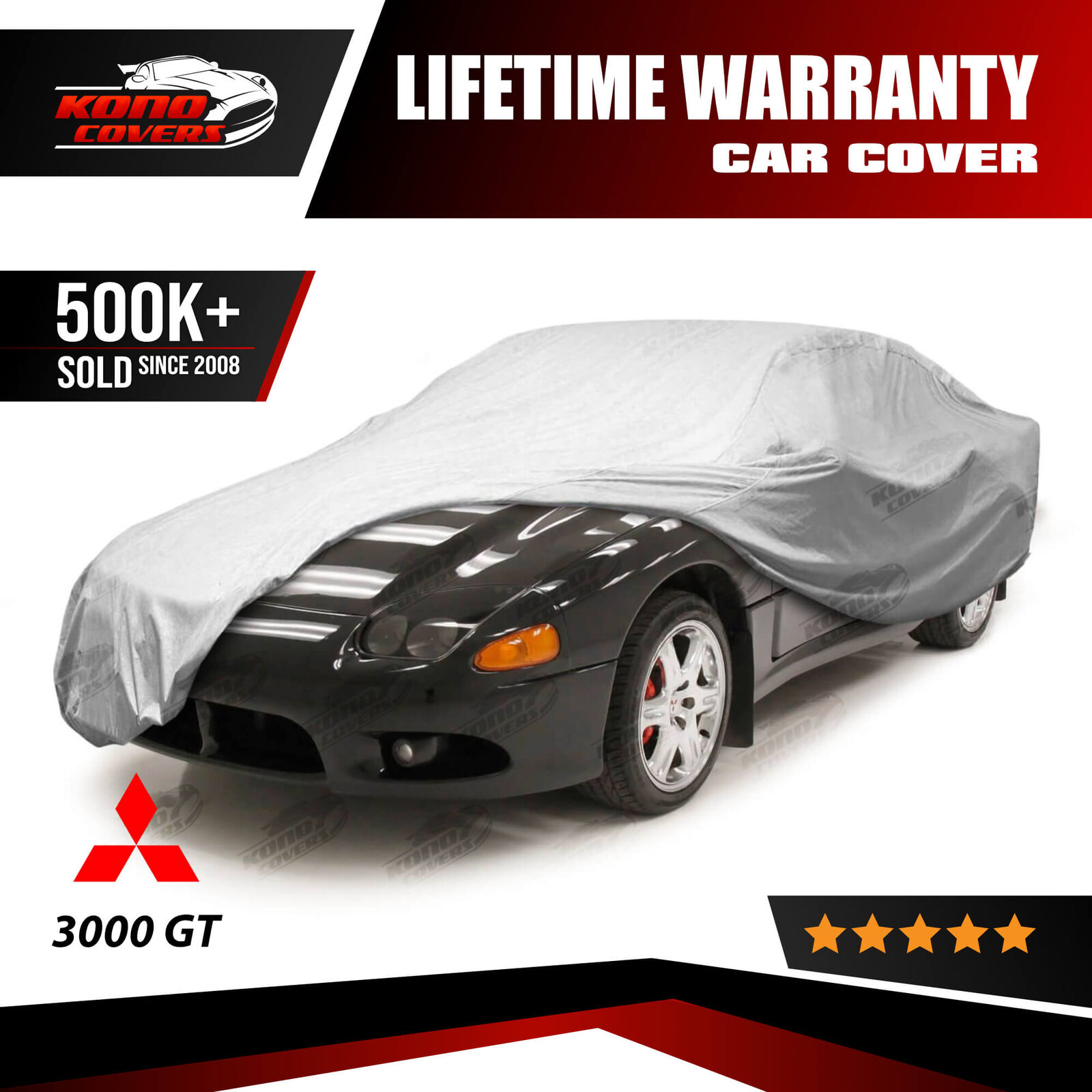 Mitsubishi 3000Gt Coupe 5 Layer Car Cover 1991 1992 1993 1994 1995 1996 1997