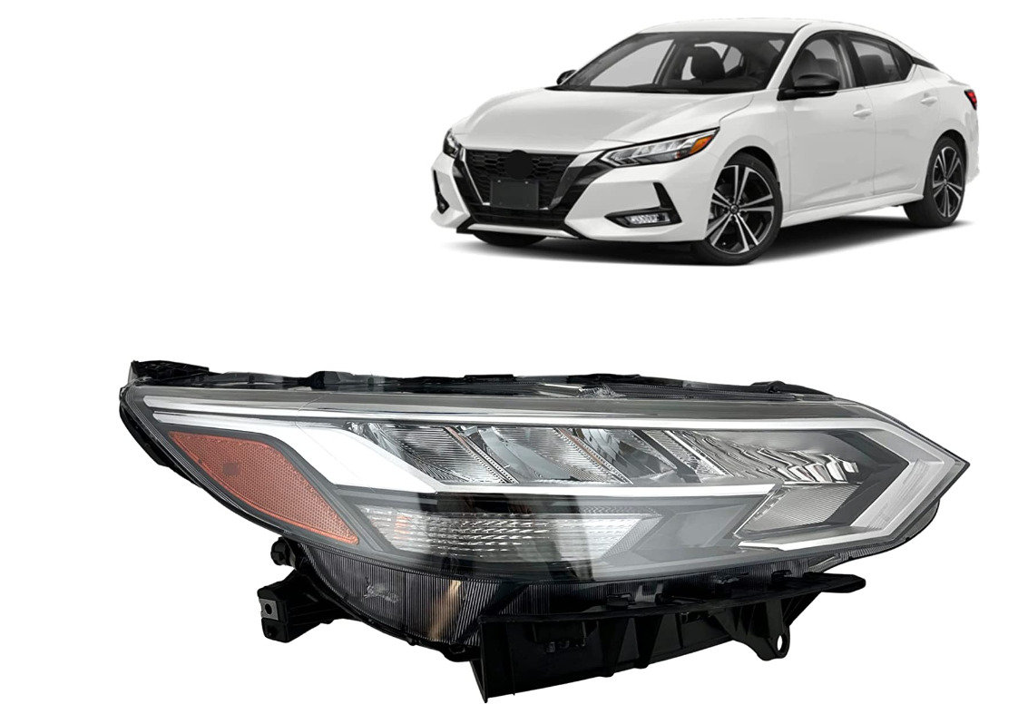 For 2020 2022 Nissan Sentra  LED Headlight w/Bulb Right /Passenger Side