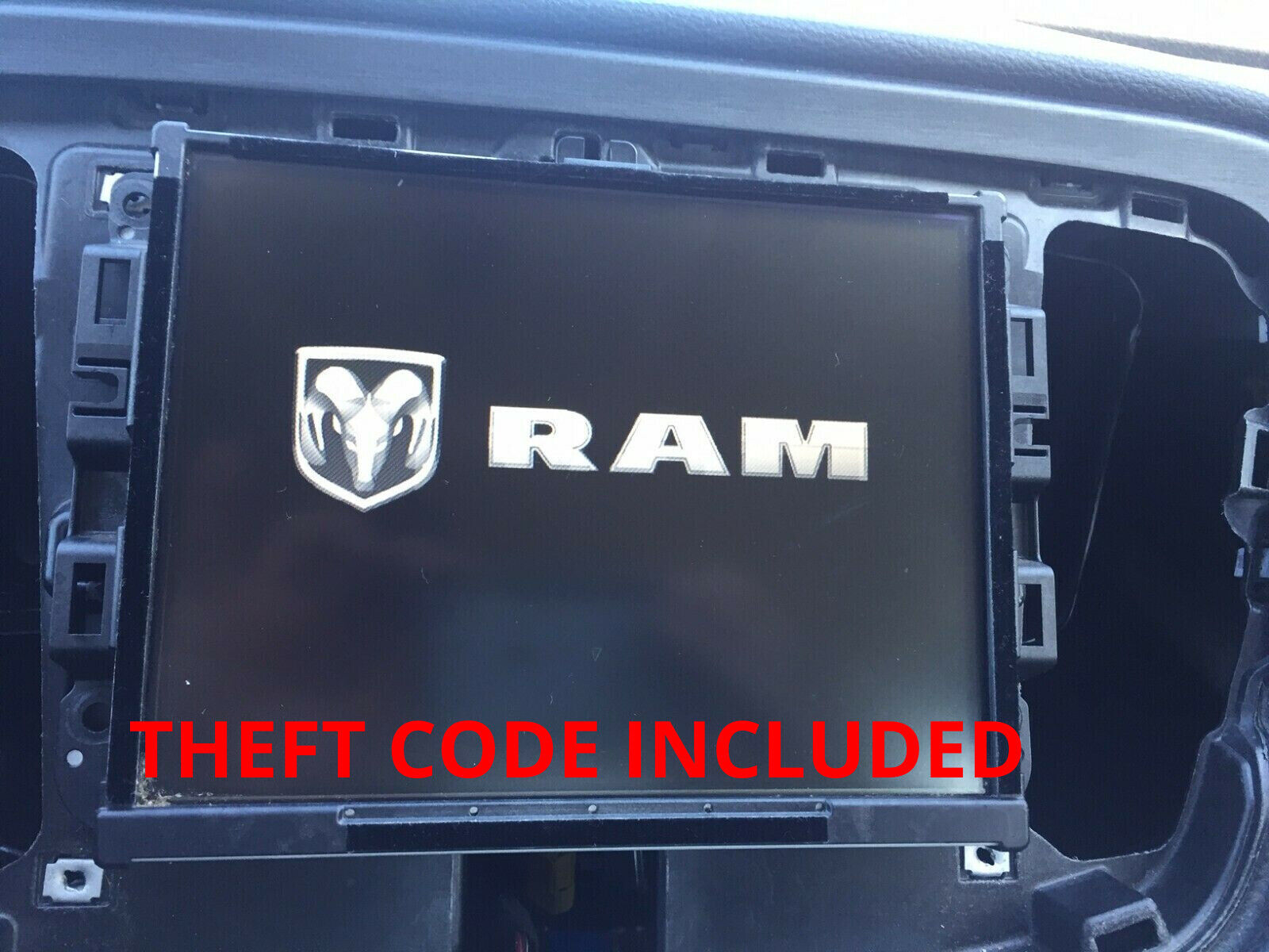 13-18 dodge ram ,jeep grand cherokee RA3 8.4 radio display with theft code