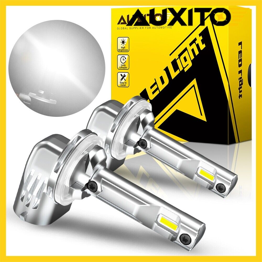 2x AUXITO White LED Fog 881 889 Lights Headlight Bulbs Conversion Kit 6500K USA